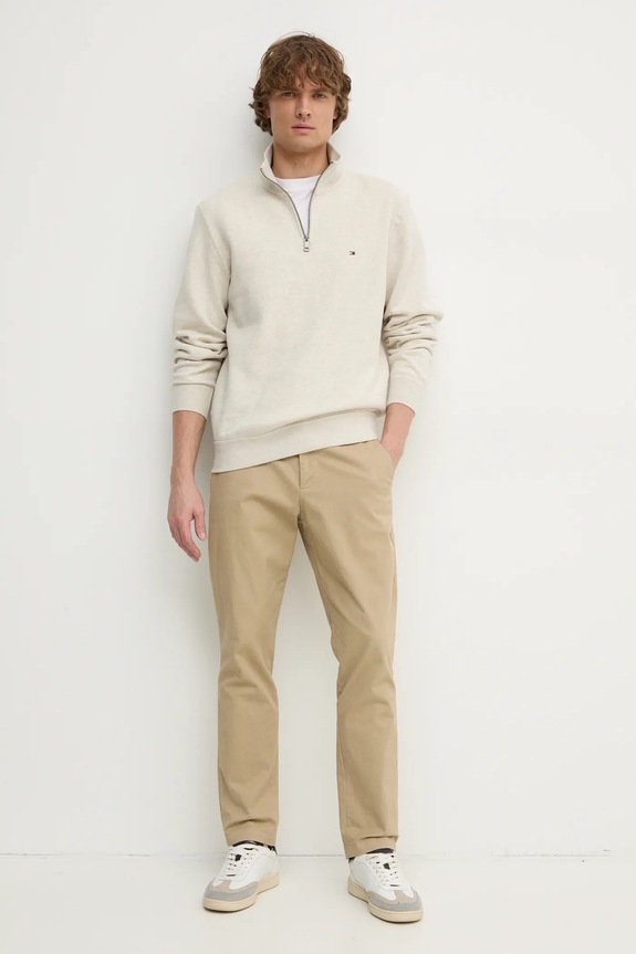 Dukserica Tommy Hilfiger MW0MW37233 bež AW25