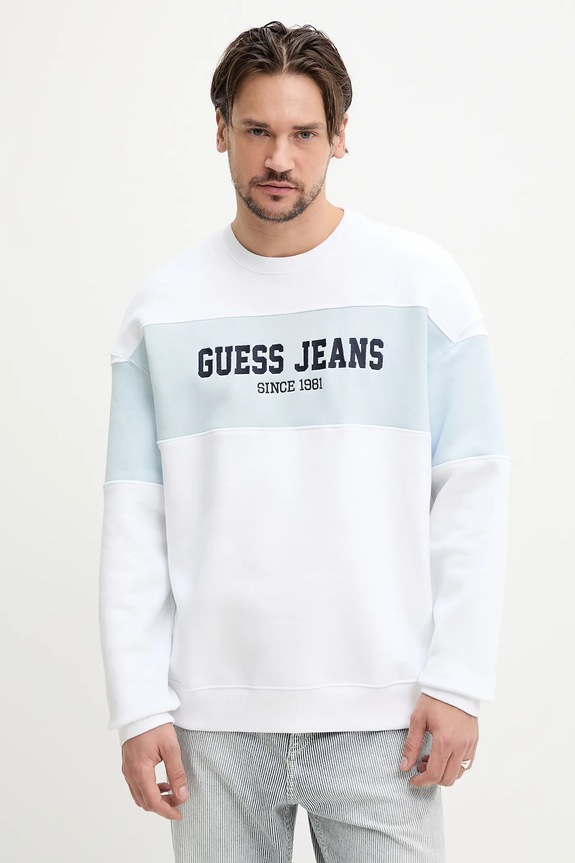 Guess Jeans bluza wzorzyste biały M4BQ39.K9V31