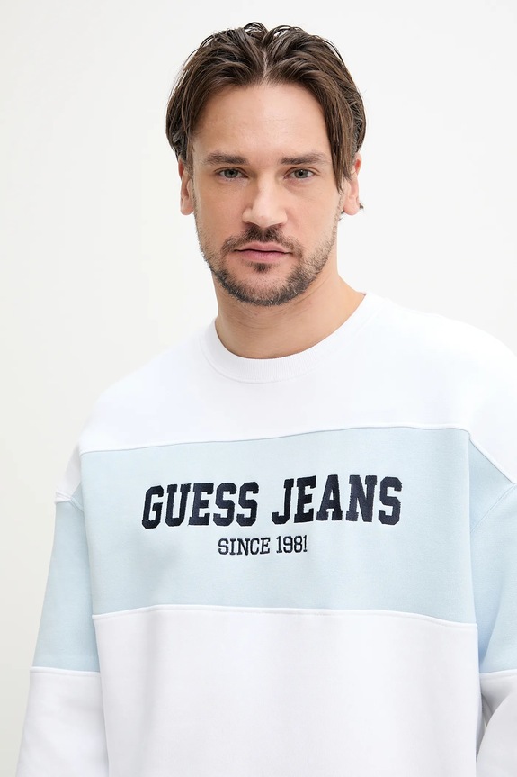 Guess Jeans bluza biały M4BQ39.K9V31