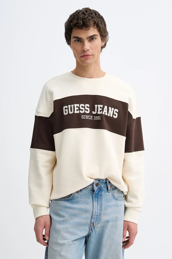 Dukserica Guess Jeans bež M4BQ39.K9V31