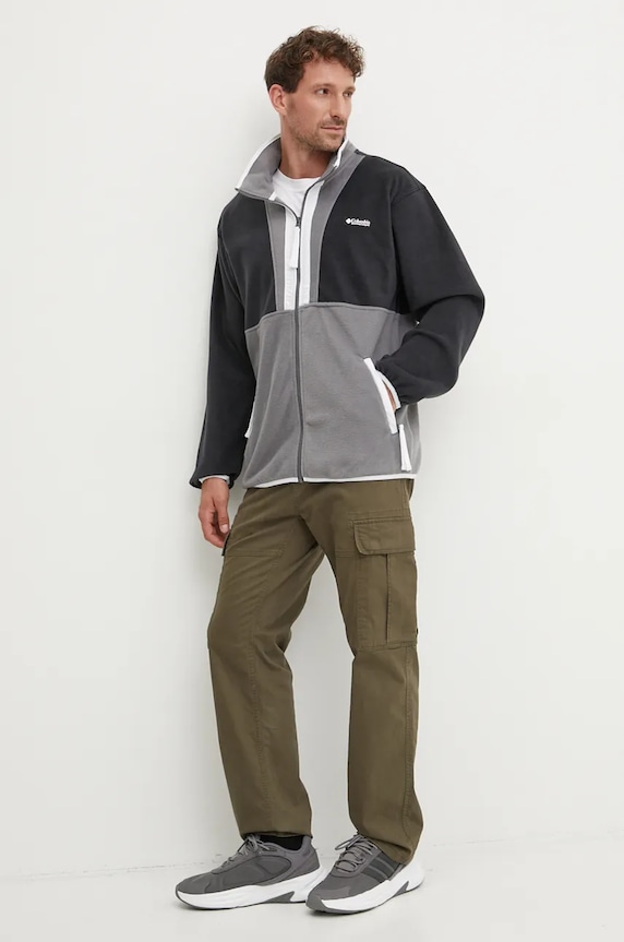 Fleecová mikina Columbia Backbowl II Full Zip Fleece 2090851 sivá AW25