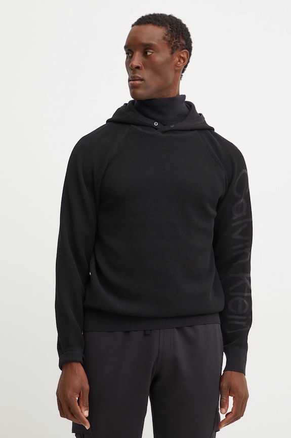 Mikina Calvin Klein Performance černá 00GMF4W334