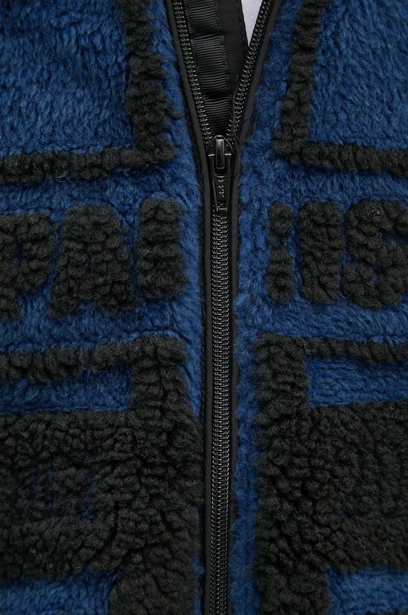 Y/Project giacca PARIS' BEST JACQUARD FLEECE JACKET 209JA002 blu navy