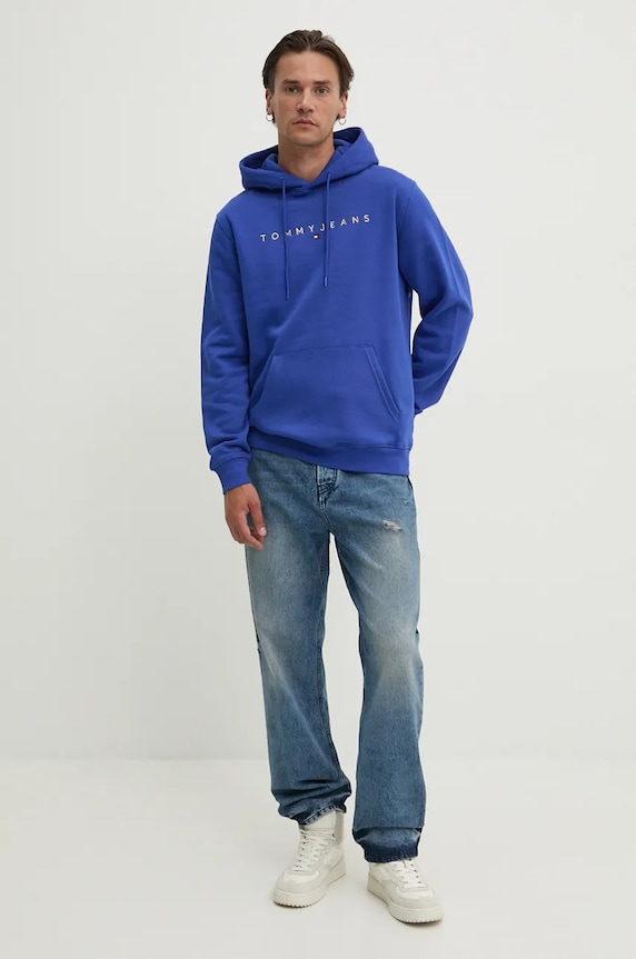 Mikina Tommy Jeans DM0DM20503 modrá NC24