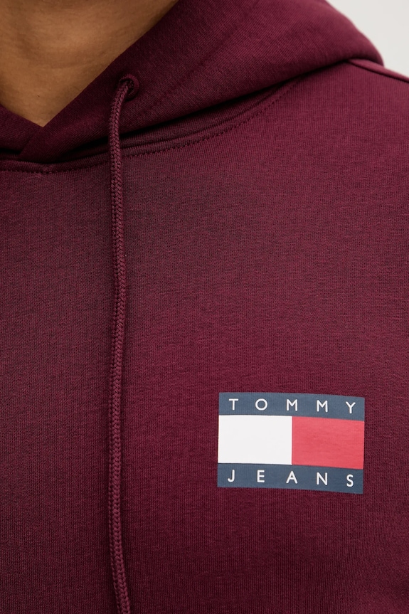 Μπλούζα Tommy Jeans DM0DM20738 μπορντό
