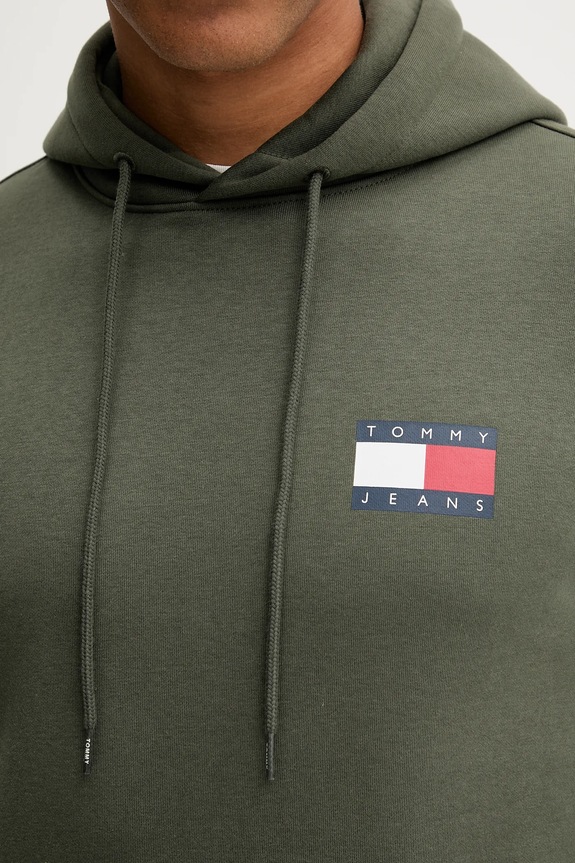 Dukserica Tommy Jeans DM0DM20738 zelena