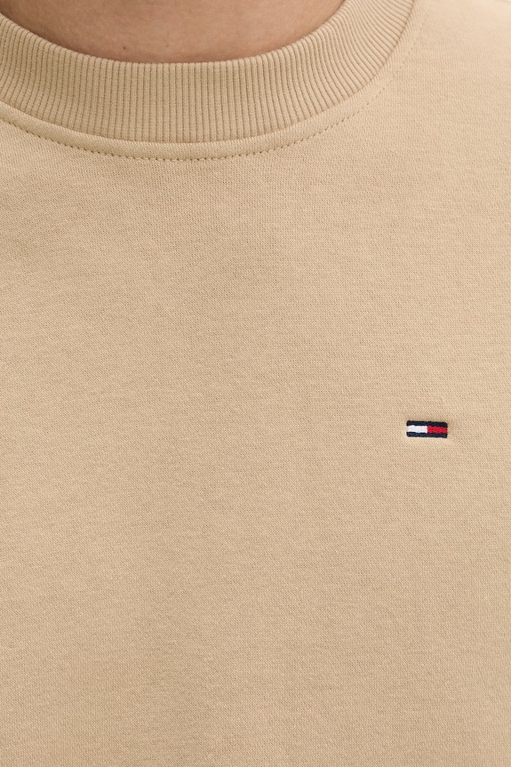 Tommy Jeans mikina pánska s bavlnou DM0DM20741 béžová