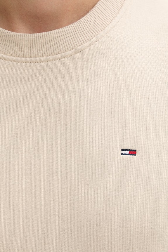 Tommy Jeans pulover moški z bombažem DM0DM20741 bež