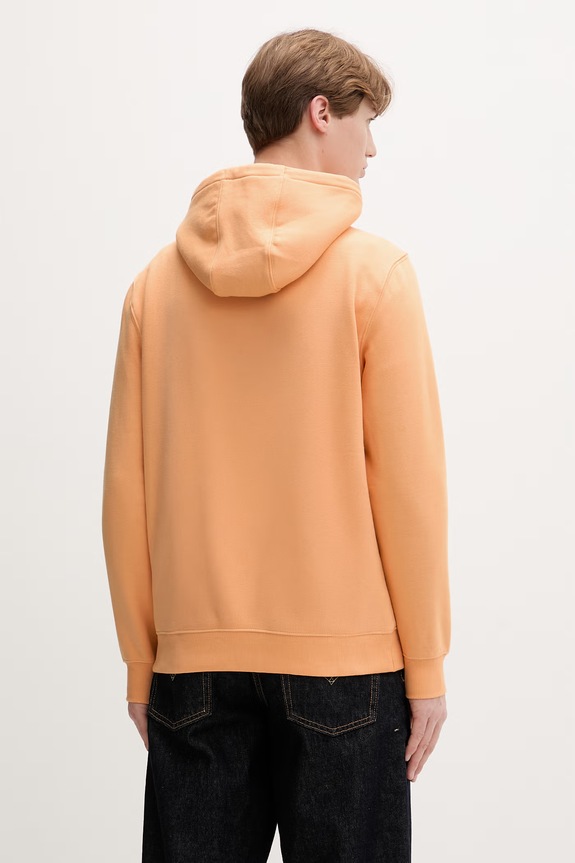 Ρούχα Tommy Jeans Μπλούζα με κουκούλα ανδρική DM0DM20742 πορτοκαλί