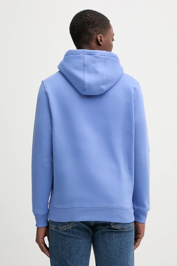 Ρούχα Tommy Jeans μπλούζα με κουκούλα ανδρική DM0DM20742 μωβ