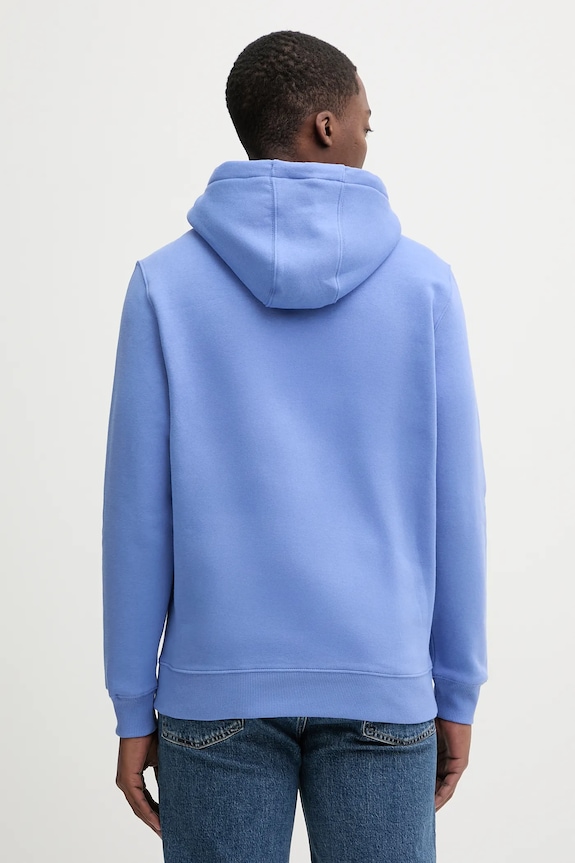 Ρούχα Tommy Jeans μπλούζα με κουκούλα ανδρική DM0DM20742 μωβ