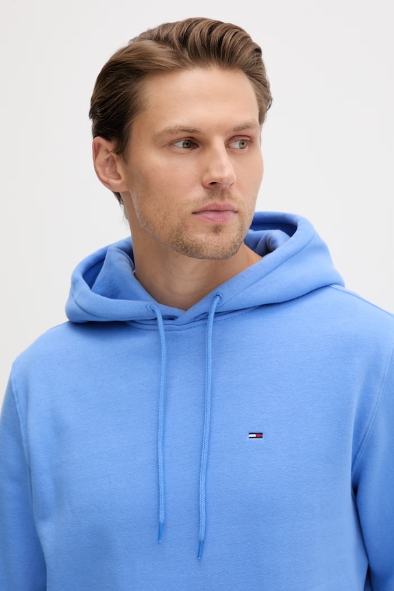 Tommy Jeans μπλούζα με κουκούλα ανδρική μπλε DM0DM20742