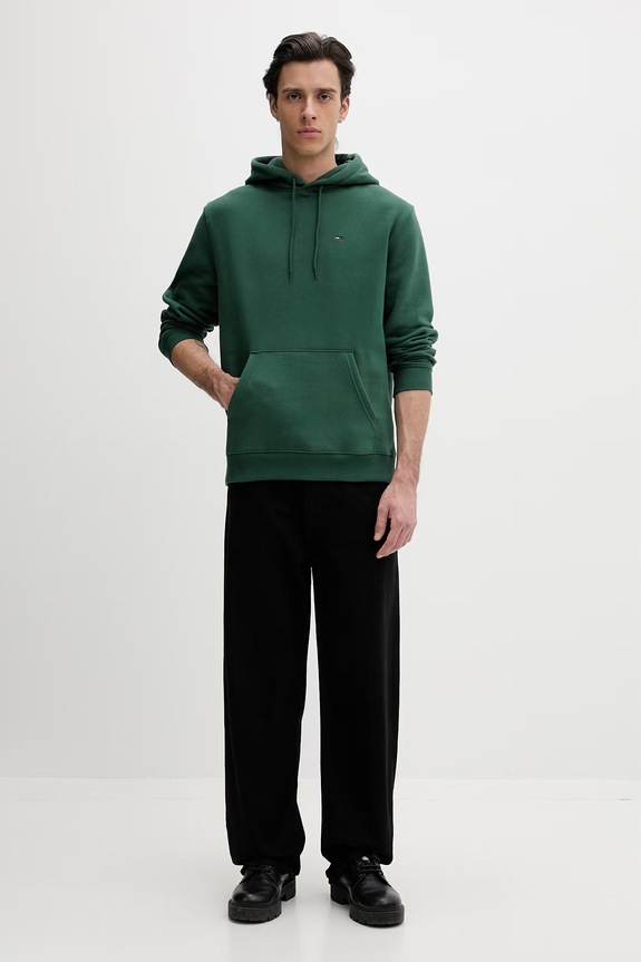 Tommy Jeans Μπλούζα με κουκούλα ανδρική DM0DM20742 πράσινο AA00