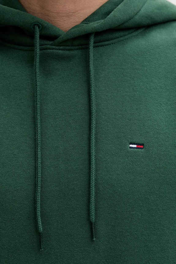 Tommy Jeans Μπλούζα με κουκούλα ανδρική DM0DM20742 πράσινο