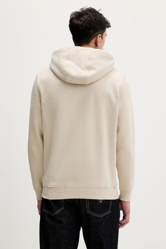 Ρούχα Tommy Jeans μπλούζα με κουκούλα ανδρική DM0DM20742 μπεζ