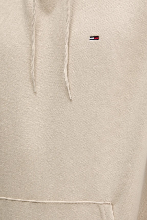 Tommy Jeans μπλούζα με κουκούλα ανδρική DM0DM20742 μπεζ
