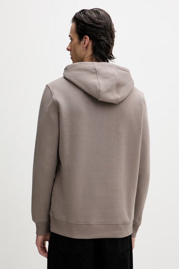 Ρούχα Tommy Jeans μπλούζα με κουκούλα ανδρική DM0DM20742 καφέ