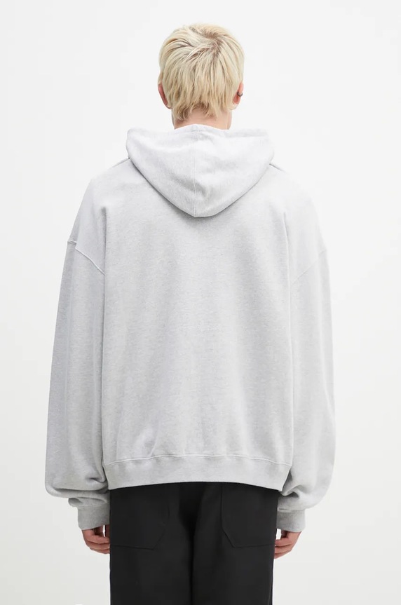 Ρούχα Μπλούζα AMBUSH Zip Up Sweatshirt BMBE003F24FLE0020505 γκρί