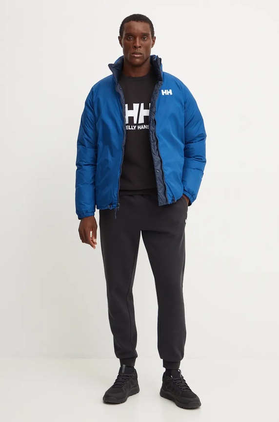 Helly Hansen bluza bawełniana HH LOGO 30395 czarny AW24