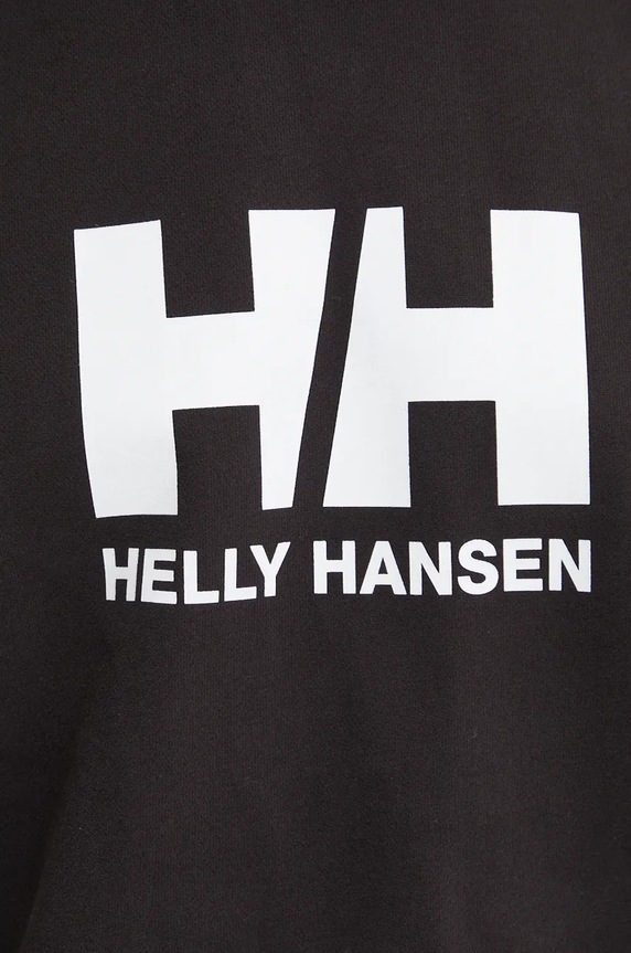 Helly Hansen bluza bawełniana HH LOGO 30395 czarny