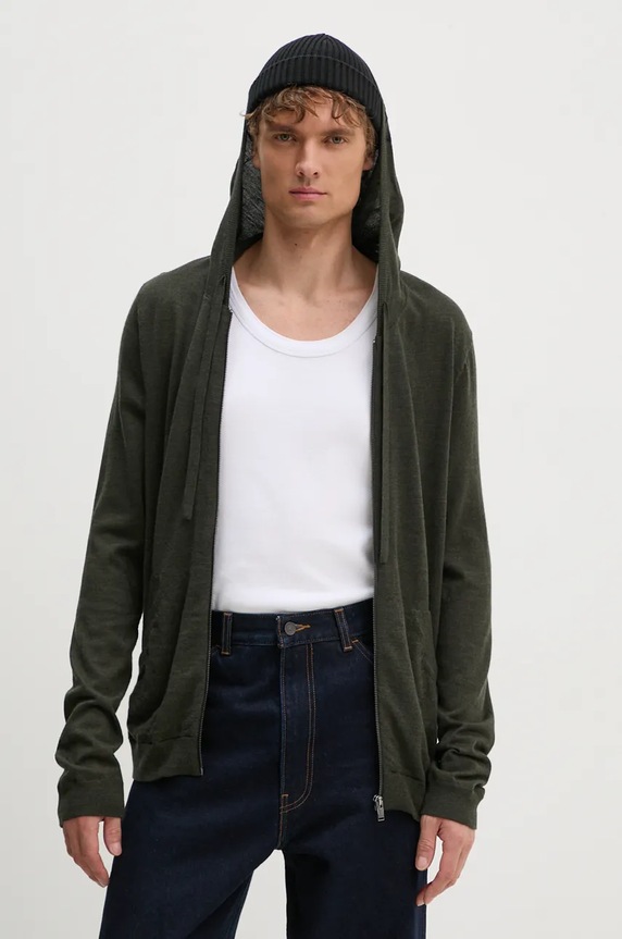 Μάλλινο πουλόβερ ZADIG&VOLTAIRE μαλλί πράσινο KMCA00229