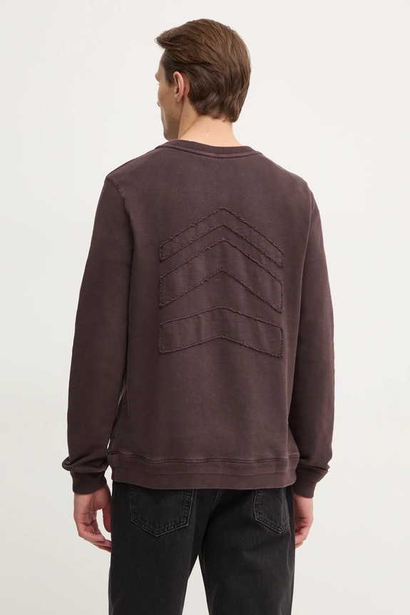 Дрехи Памучен суичър ZADIG&VOLTAIRE JMSS00266 кафяв