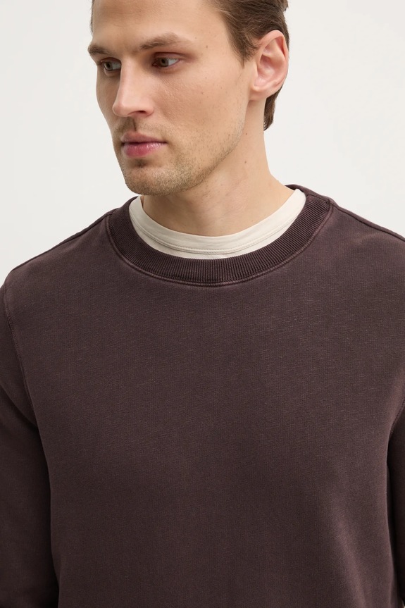 Памучен суичър ZADIG&VOLTAIRE кафяв JMSS00266