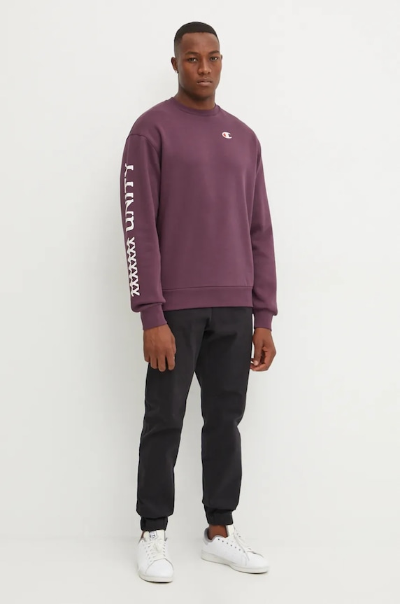 Champion bluza 220427 fioletowy AW24