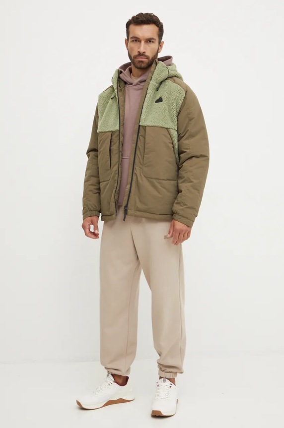 Fila bluza Borgholm FAU0148 brązowy AW24