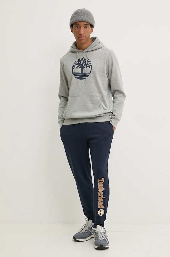 Mikina Timberland TB0A2BJH0521 šedá AW24