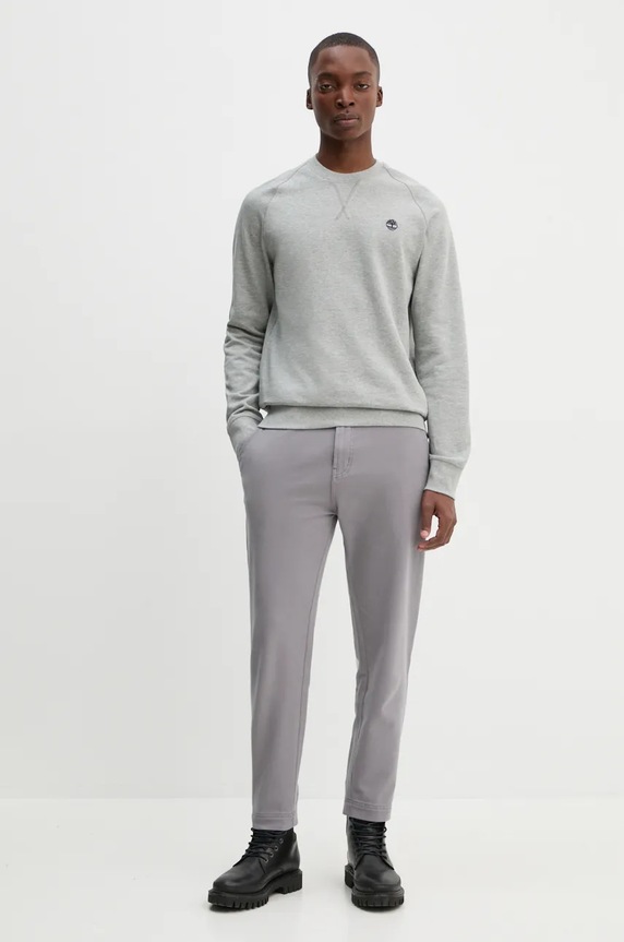 Mikina Timberland TB0A2BNK0521 šedá AW24