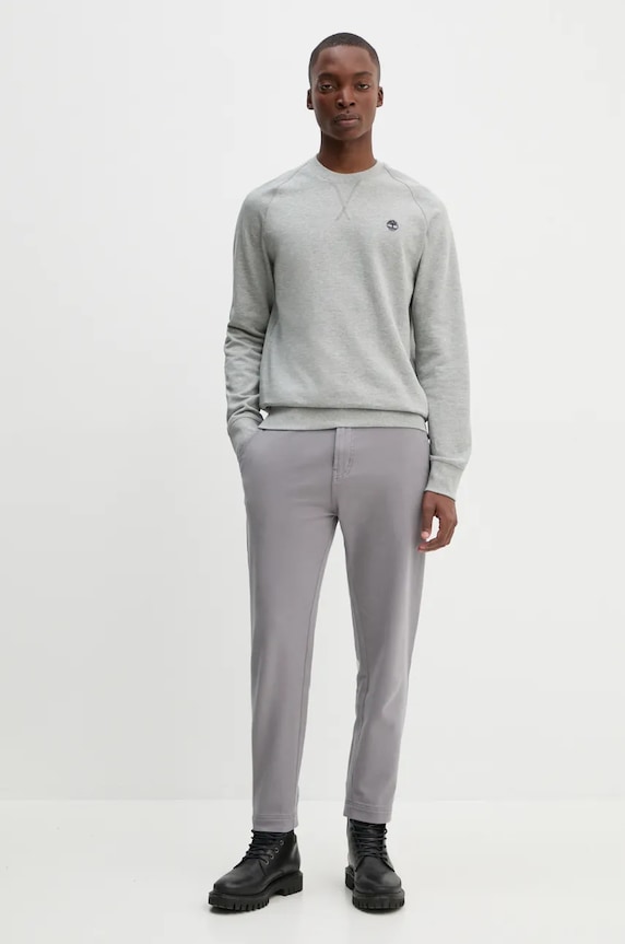 Mikina Timberland TB0A2BNK0521 šedá AW24