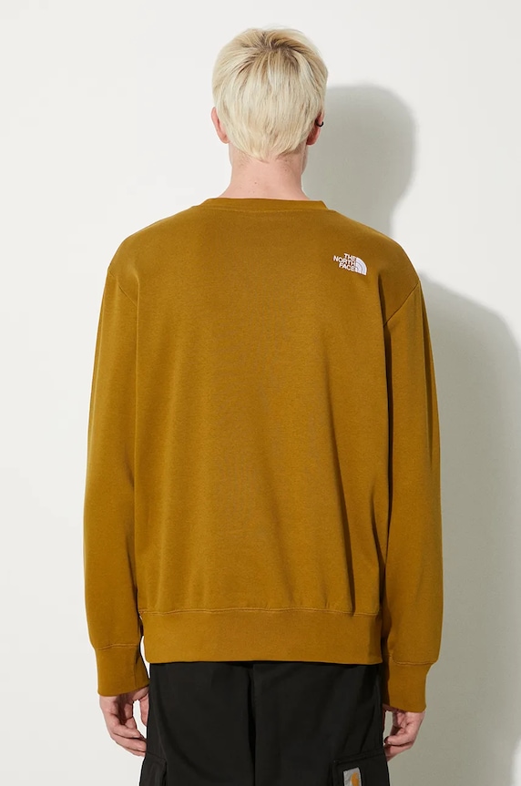 Odzież The North Face bluza Essential Relaxed Crew NF0A89ET1OB1 zielony