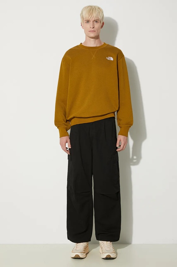 The North Face bluza Essential Relaxed Crew NF0A89ET1OB1 zielony