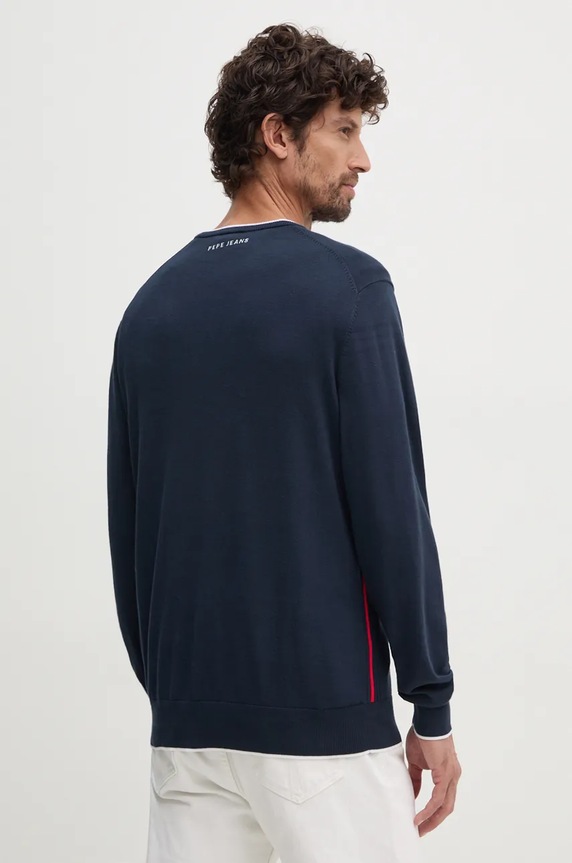 Одяг Бавовняний светр Red Bull Racing x Pepe Jeans Red Bull Racing x Pepe Jeans RM700007 темно-синій