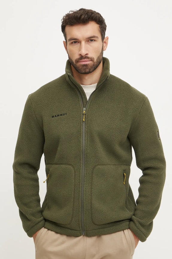 Mammut bluza sportowa Falera bez kaptura zielony 1014.05820