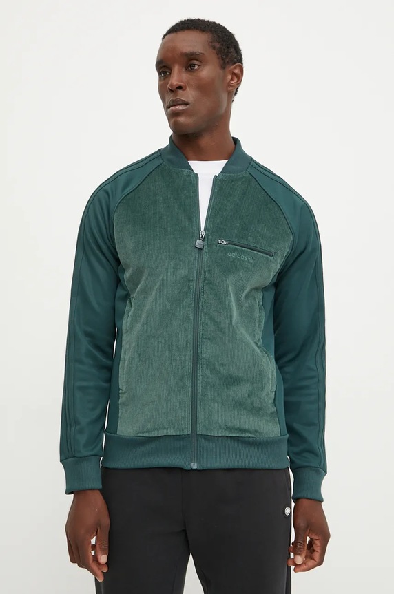 adidas Originals bluza wzorzyste zielony IW3246