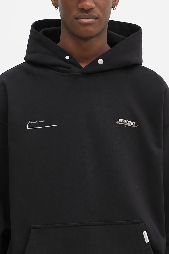 Represent cotton sweatshirt Patron Of The Club Hoodie black MLM4270.001
