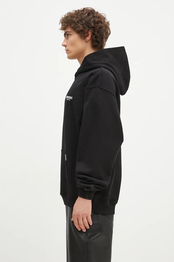 Represent felpa in cotone Owners Club Hoodie OCM41113.001 nero SS25