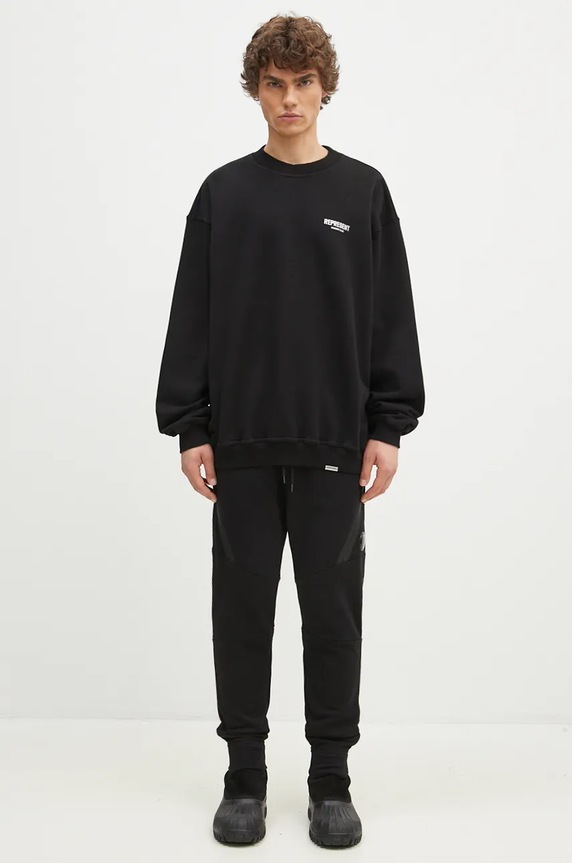 Represent felpa in cotone Owners Club Sweater OCM41115.001 nero