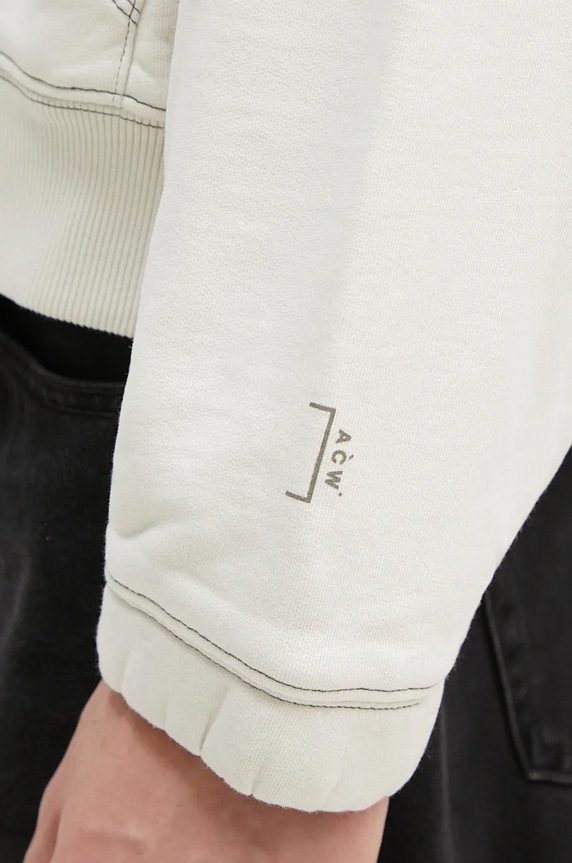 A-COLD-WALL* cotton sweatshirt Millbank Hoodie beige ACWMW197