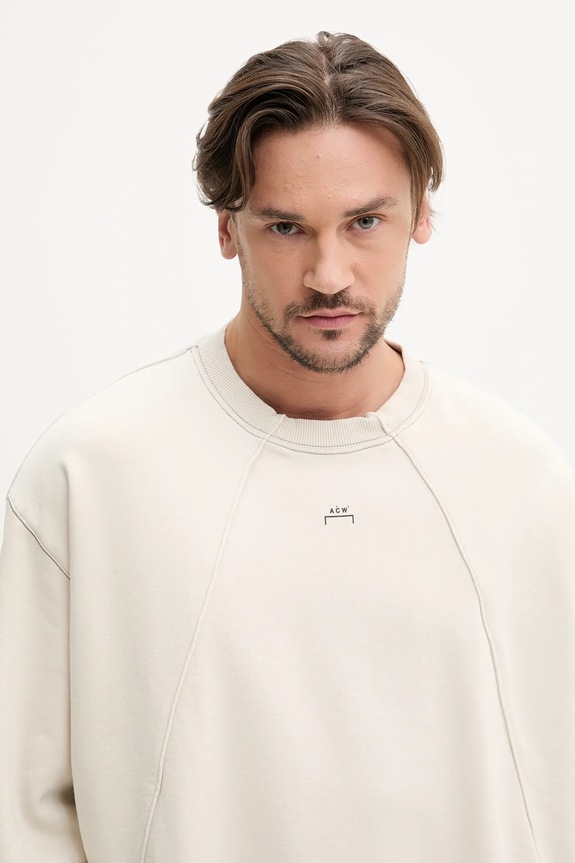A-COLD-WALL* cotton sweatshirt beige ACWMW198