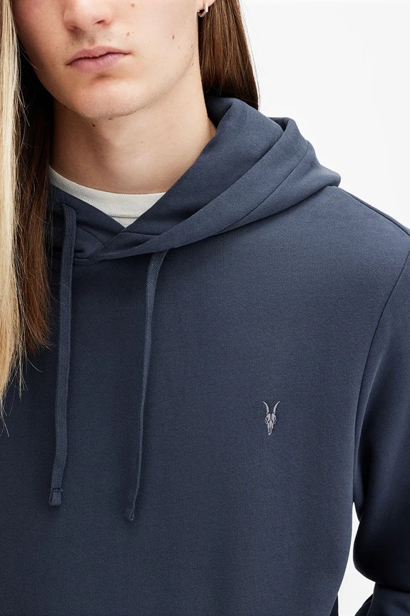 AllSaints bluza z kapturem RAVEN OTH HOODY M003NZ granatowy AW25