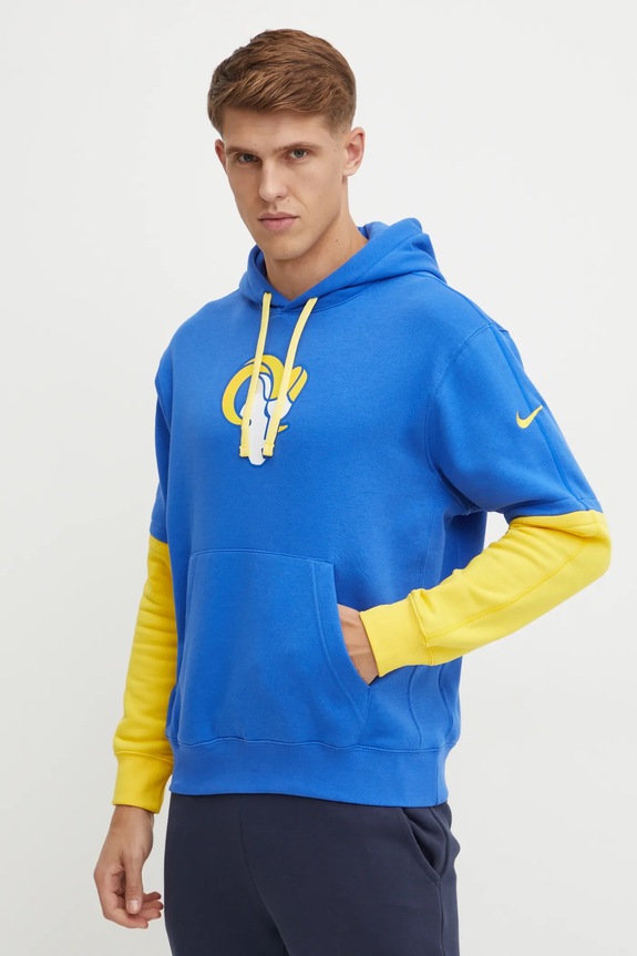 Nike bluza Los Angeles Rams z kapturem niebieski 02F2.945Z.95.87G