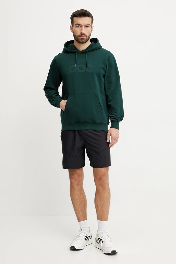 Pamučna dukserica POC 61652 zelena SS25