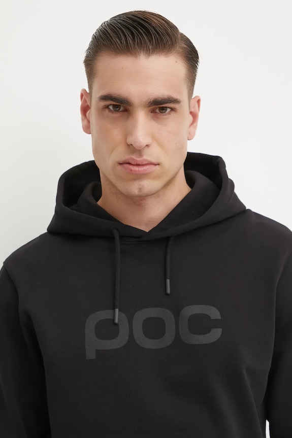 Bavlnená mikina POC čierna 61652