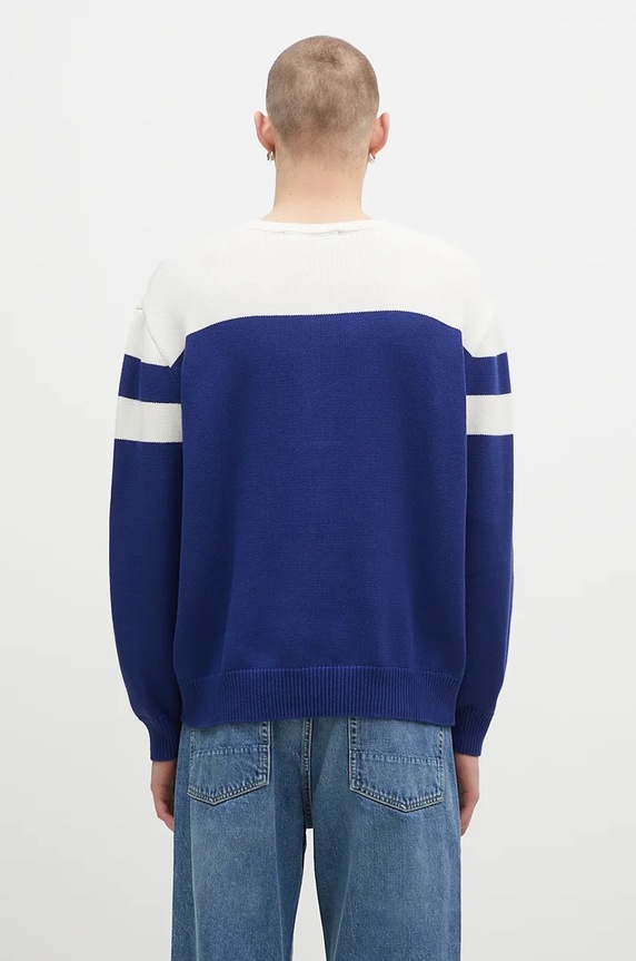 Одяг Светр з домішкою кашеміру Billionaire Boys Club Astro Knitted Crewneck B24325 темно-синій