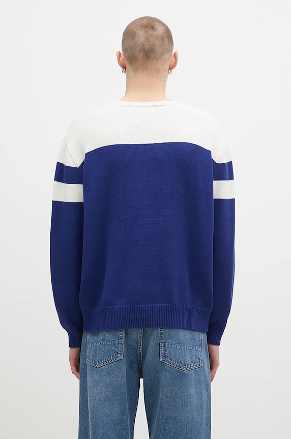 Одяг Светр з домішкою кашеміру Billionaire Boys Club Astro Knitted Crewneck B24325 темно-синій