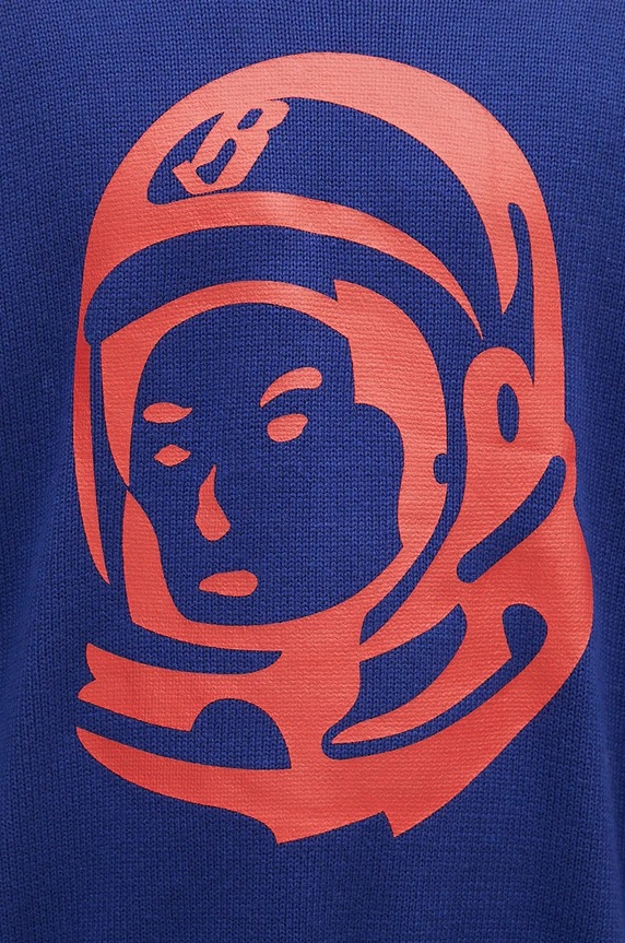 Pulover s dodatkom kašmira Billionaire Boys Club Astro Knitted Crewneck B24325 mornarsko plava