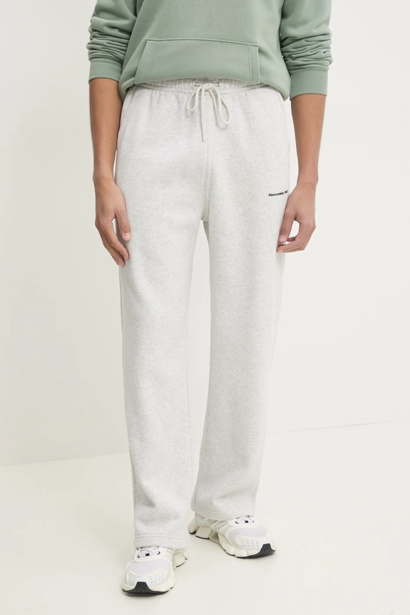Tepláky Abercrombie & Fitch melanž sivá KI134.4089.122